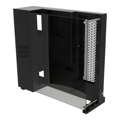Schmalstes ATX Wandgehäuse für PC - Premium Wall Mount PC Case aus Stahl und Glas
